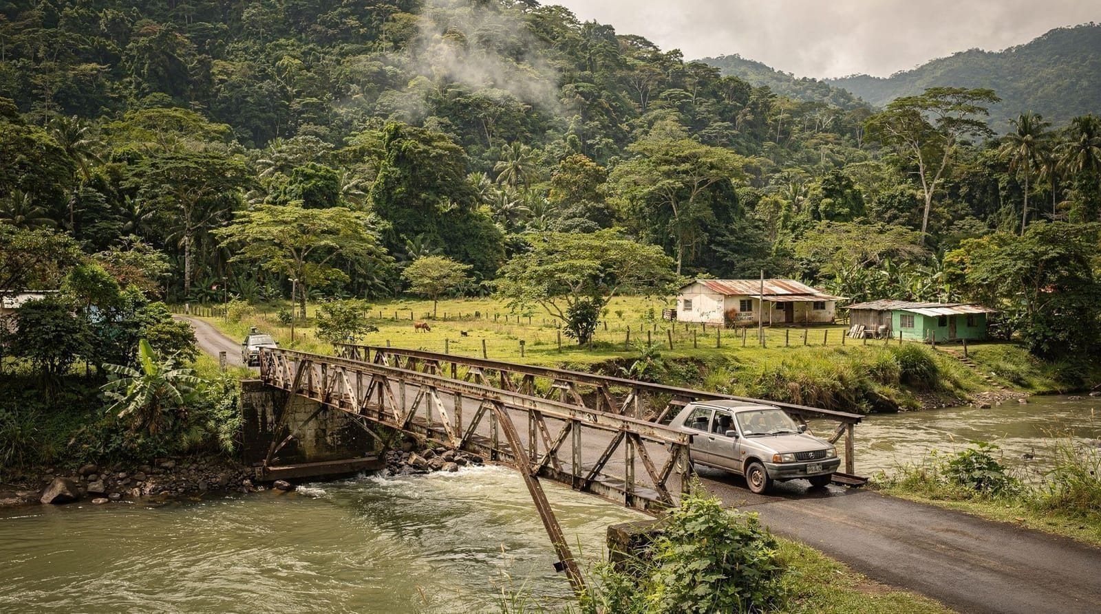 As Pontes de Faixa Única Que Me Ensinaram a Conduzir Aqui