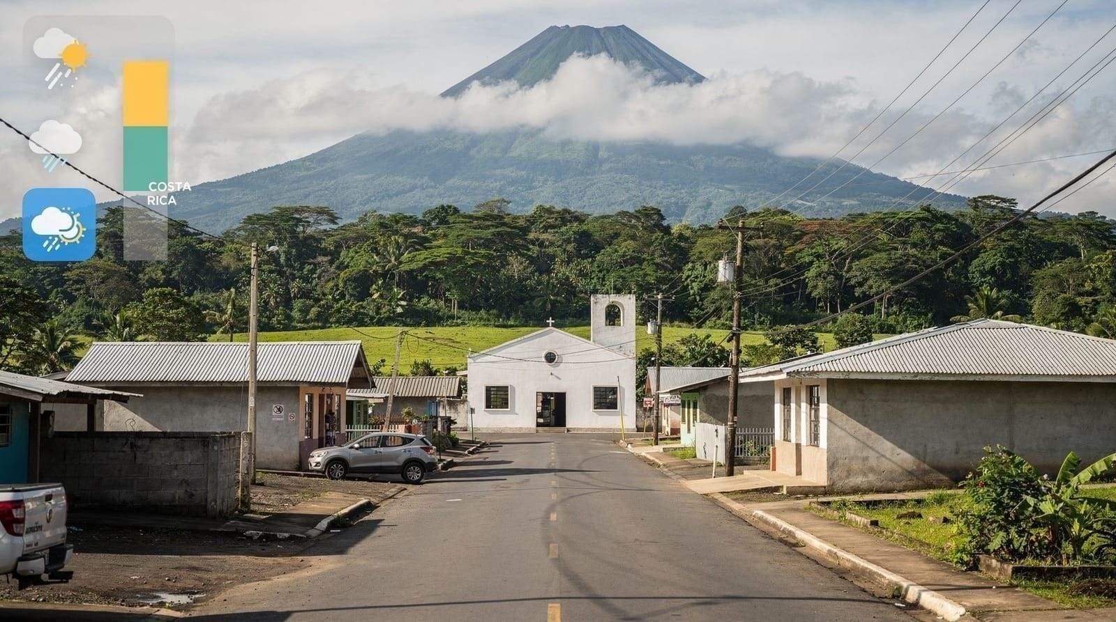 La app del clima que miente sobre el volcán