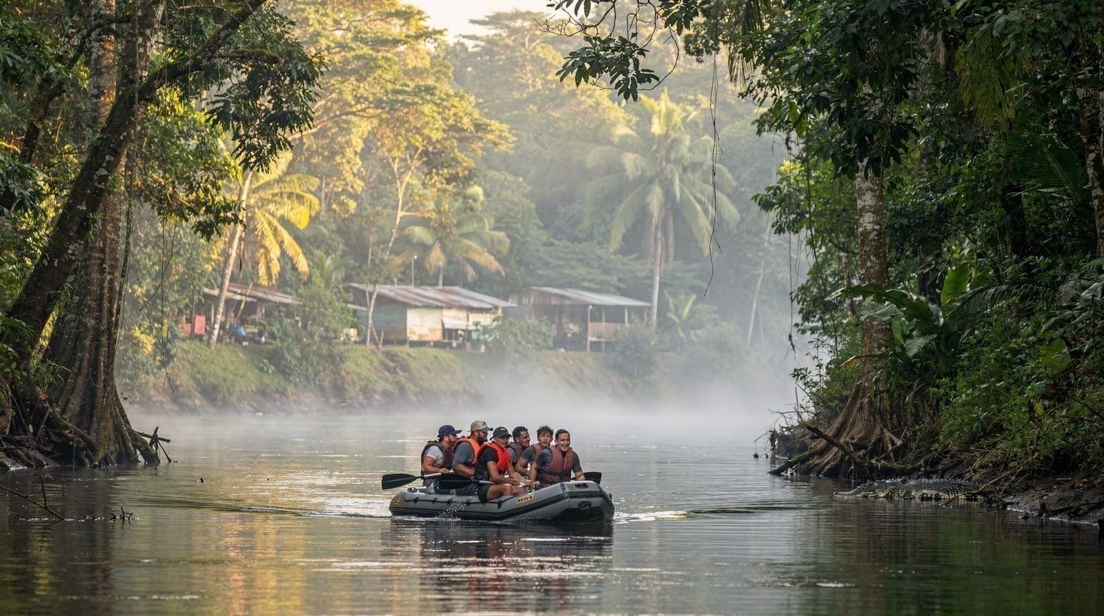 Safari flotante en el río Peñas Blancas