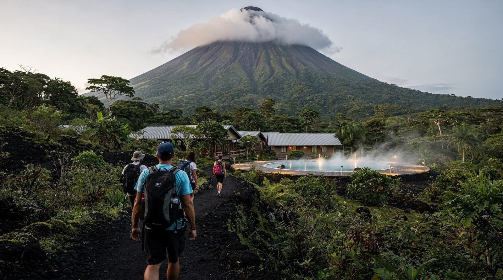 El sendero de la lava de 1968: caminar sobre la colada congelada del Arenal