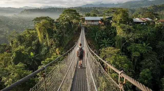 Three Hanging Bridges Parks Near La Fortuna, Compared