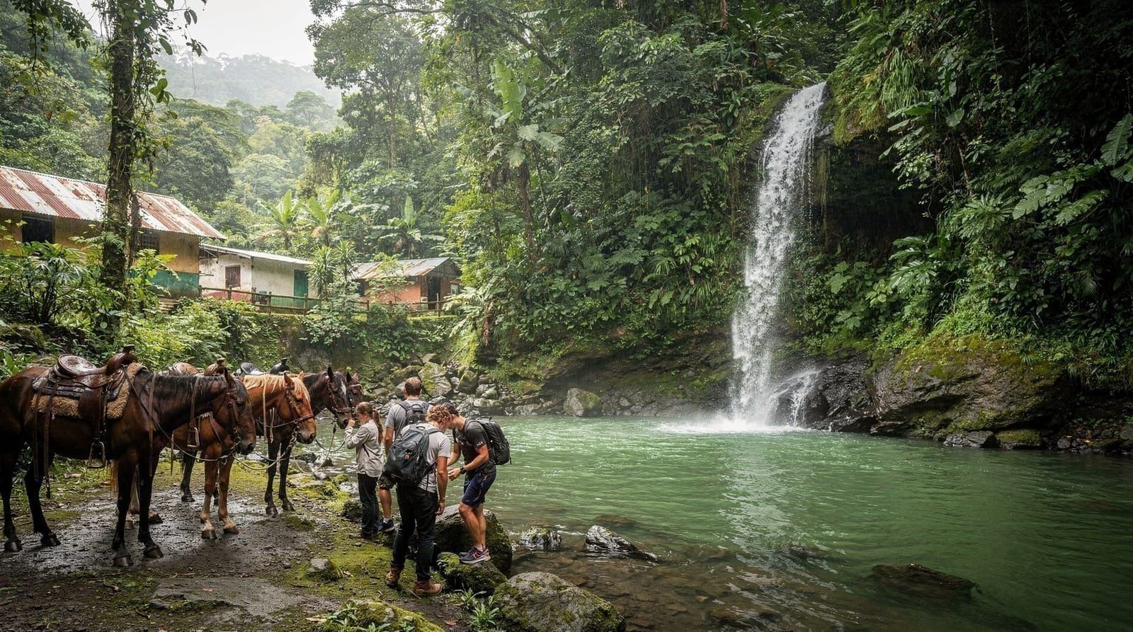 Cabalgata a la Catarata Río Fortuna: hasta dónde llega el paseo a caballo