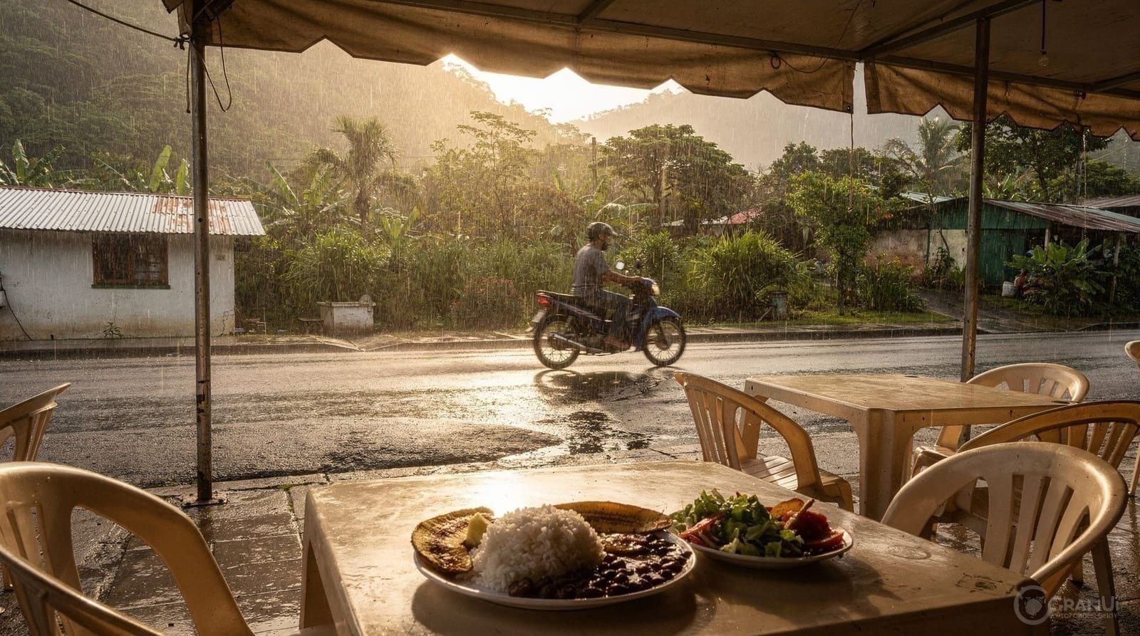 Dónde comer en el centro de La Fortuna: Parque Central y más allá