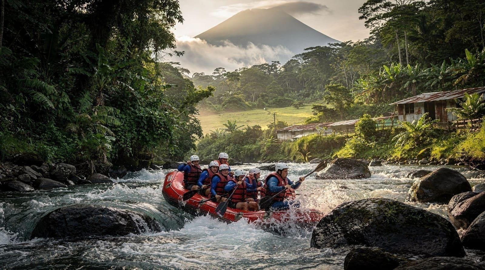 Seguridad en el rafting y qué llevar: los rápidos de La Fortuna explicados