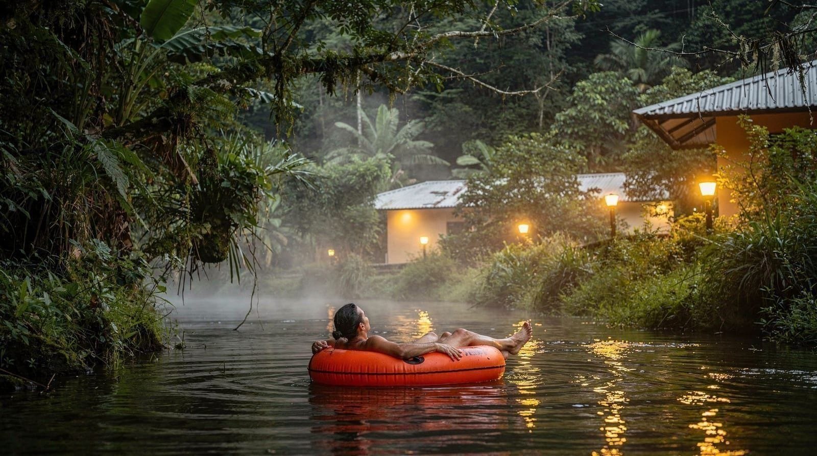 River tubing cerca de La Fortuna: qué esperar