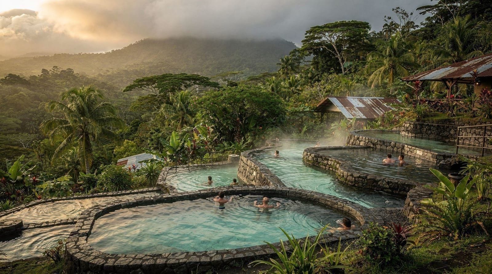 ¿Qué aguas termales de La Fortuna deberías elegir?